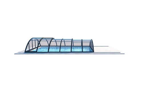 Altanka - Abri de piscine Orbit - 6,47x3,50 m - polycarbonate massif 3 mm - Couleur Ral7016 Graphite - ECO102 - Imagen 5