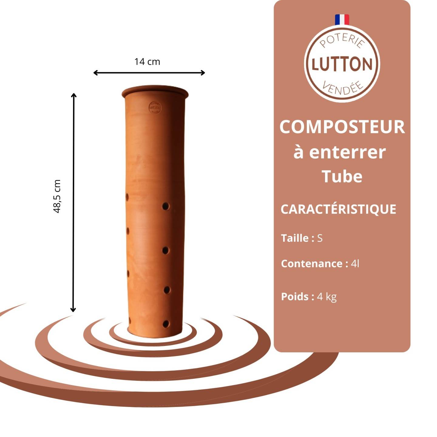 Ollas Lutton - Composteur à enterrer 4l - Image 2