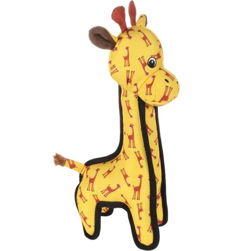 Animallparadise - animallparadise - Jouet Strong Stuff Girafe jaune 35 cm, pour chien - Imagen 4