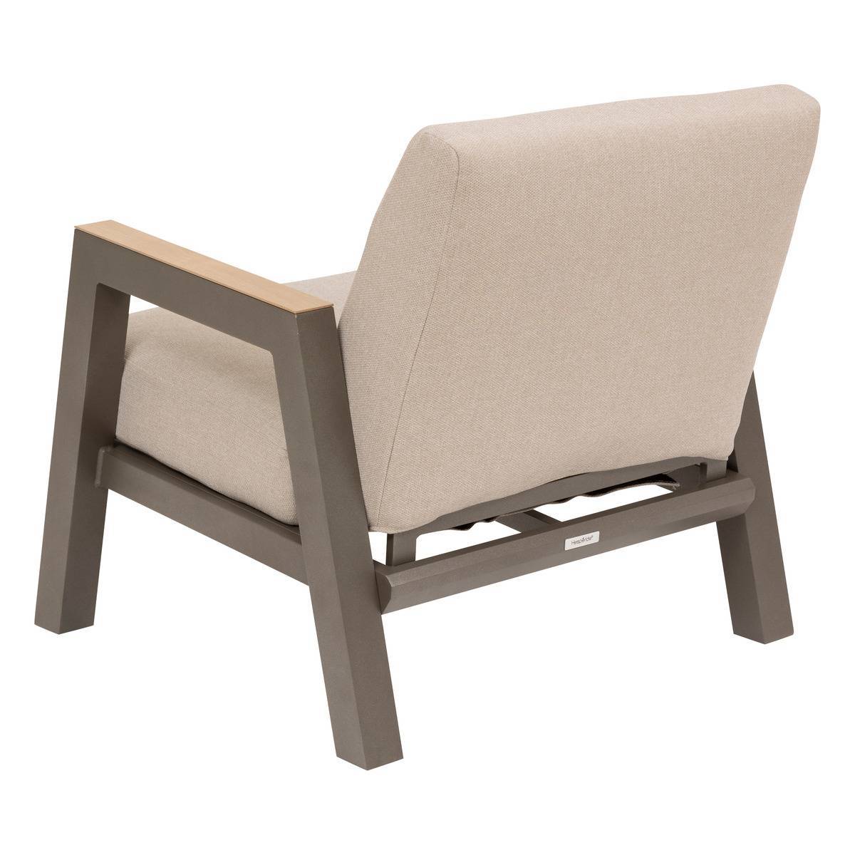 Hesperide - Fauteuil de jardin "Axiome" praline en aluminium traité en epoxy - Hespéride - Imagen 5