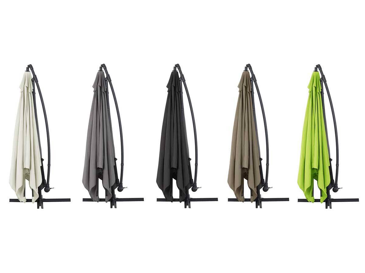 Habitat Et Jardin - Parasol Jardin Déporté  Alu "ilios 3" - Carré - 3 X3 M - Ecru -habitat Et Jardin - Imagen 3