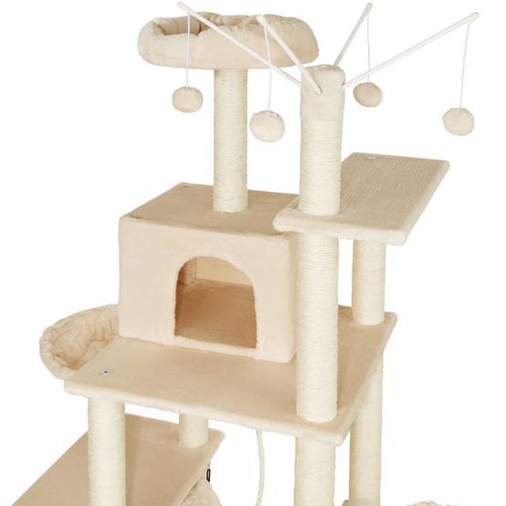 Helloshop26 - Arbre à chat 165 cm beige - Imagen 6