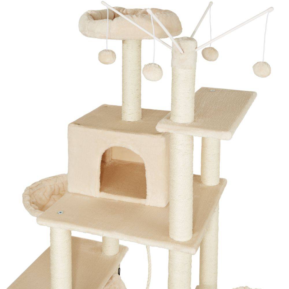 Helloshop26 - Arbre à chat 165 cm beige - Imagen 6
