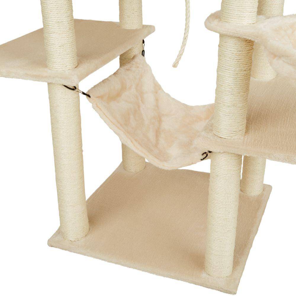 Helloshop26 - Arbre à chat 165 cm beige - Imagen 2