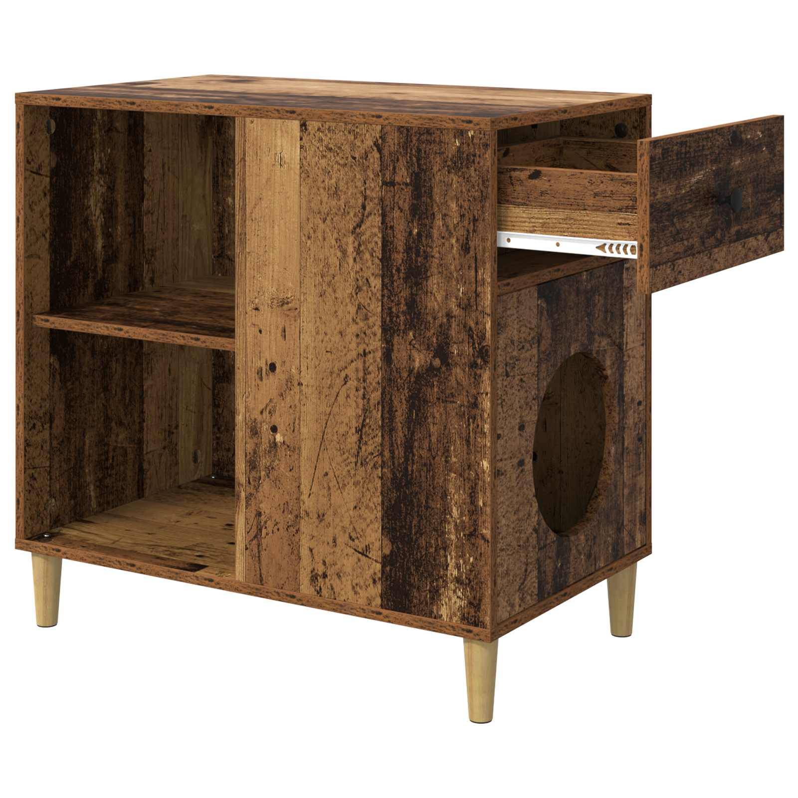 Chatiere bois marron  72 x 42,5 x 70 cm  - Prolenta premium p365.9 - Image 5