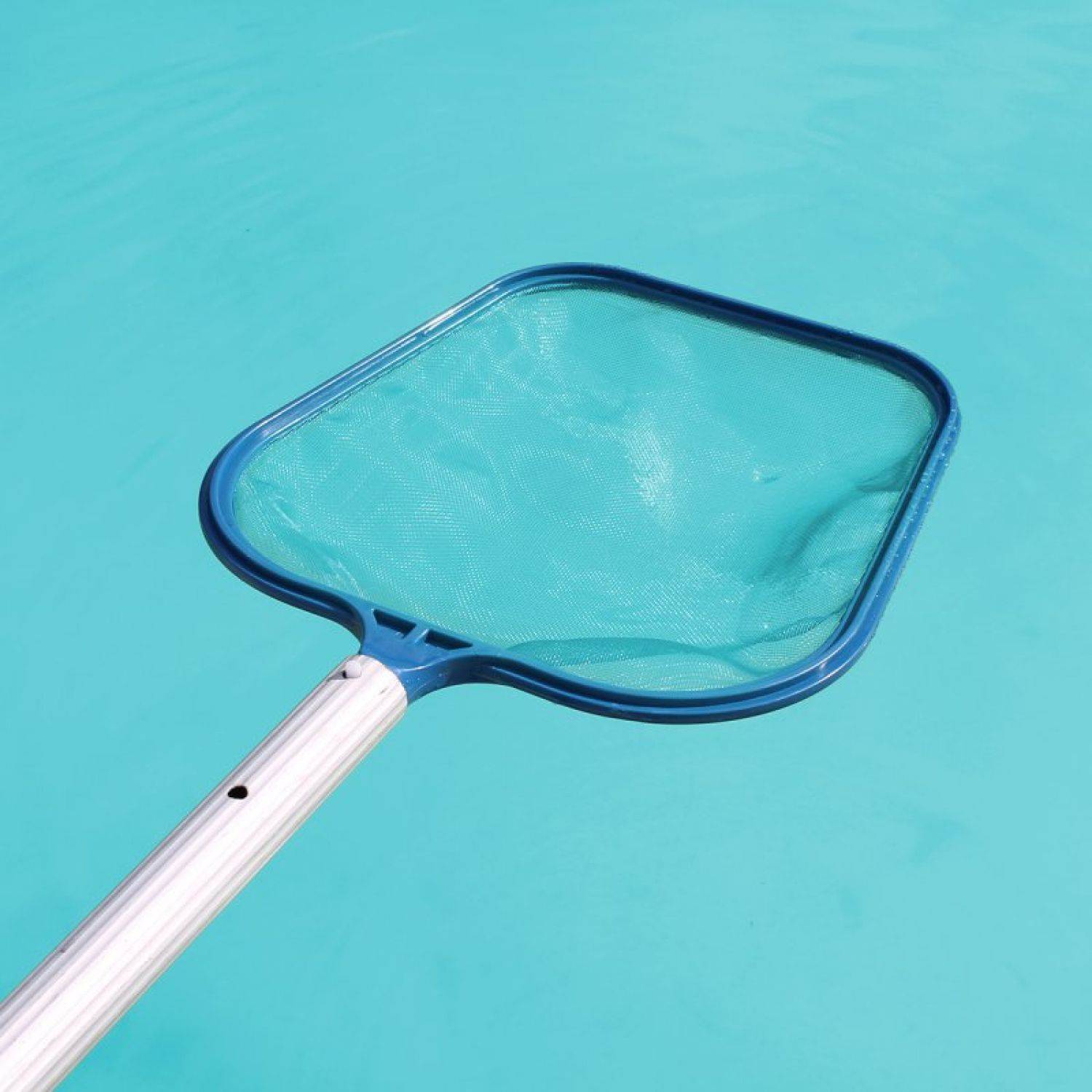 Linxor - Tête d'épuisette de surface bleu pour piscine adaptable sur manche standard ou télescopique - Linxor - Imagen 3