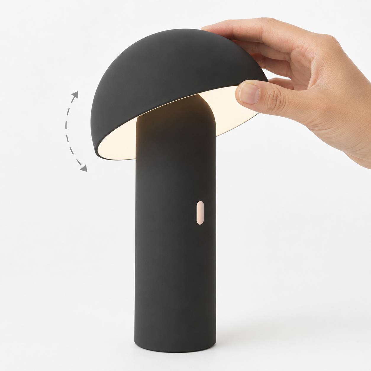 Lumisky - Lampe de table sans fil TOD Noir H28cm - Imagen 3