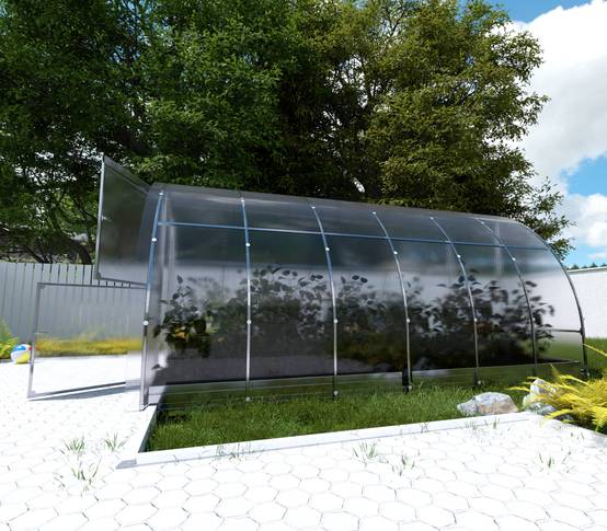 KLASIKA GREENHOUSES - Serre KLASIKA EASY 3 x 4 m (12 m²), 4 mm avec revêtement en polycarbonate - Image 2