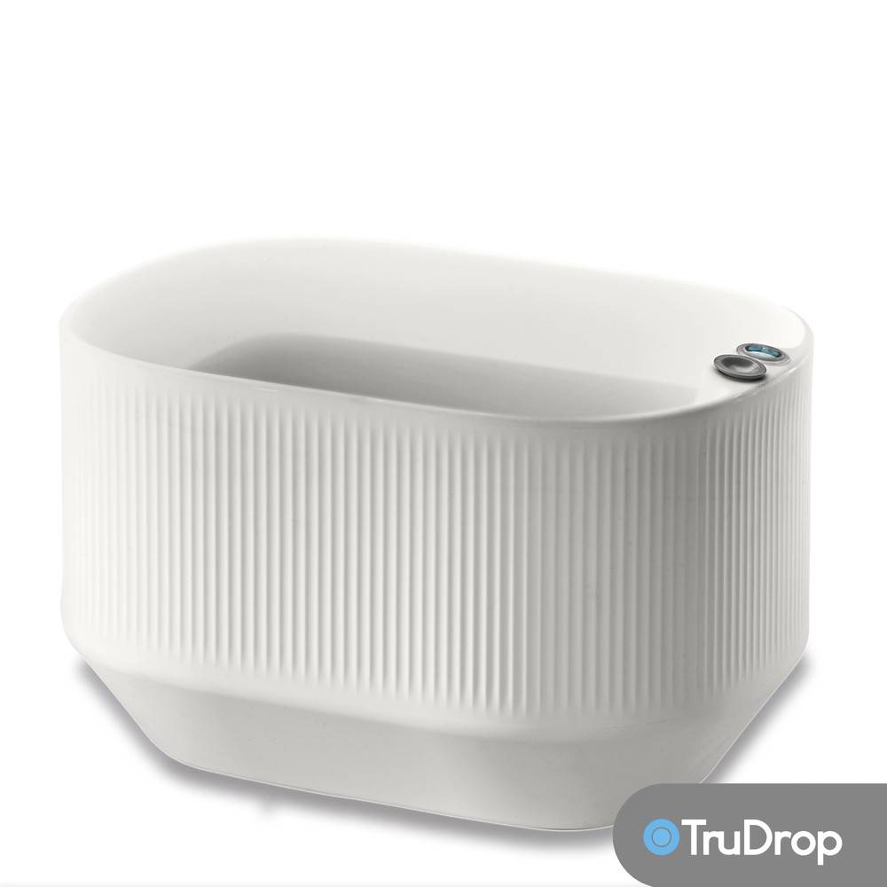 Crescent Garden - Pot Mod blanc 51 x 36 x H.31 cm avec TruDrop One Crescent Garden - Imagen 1