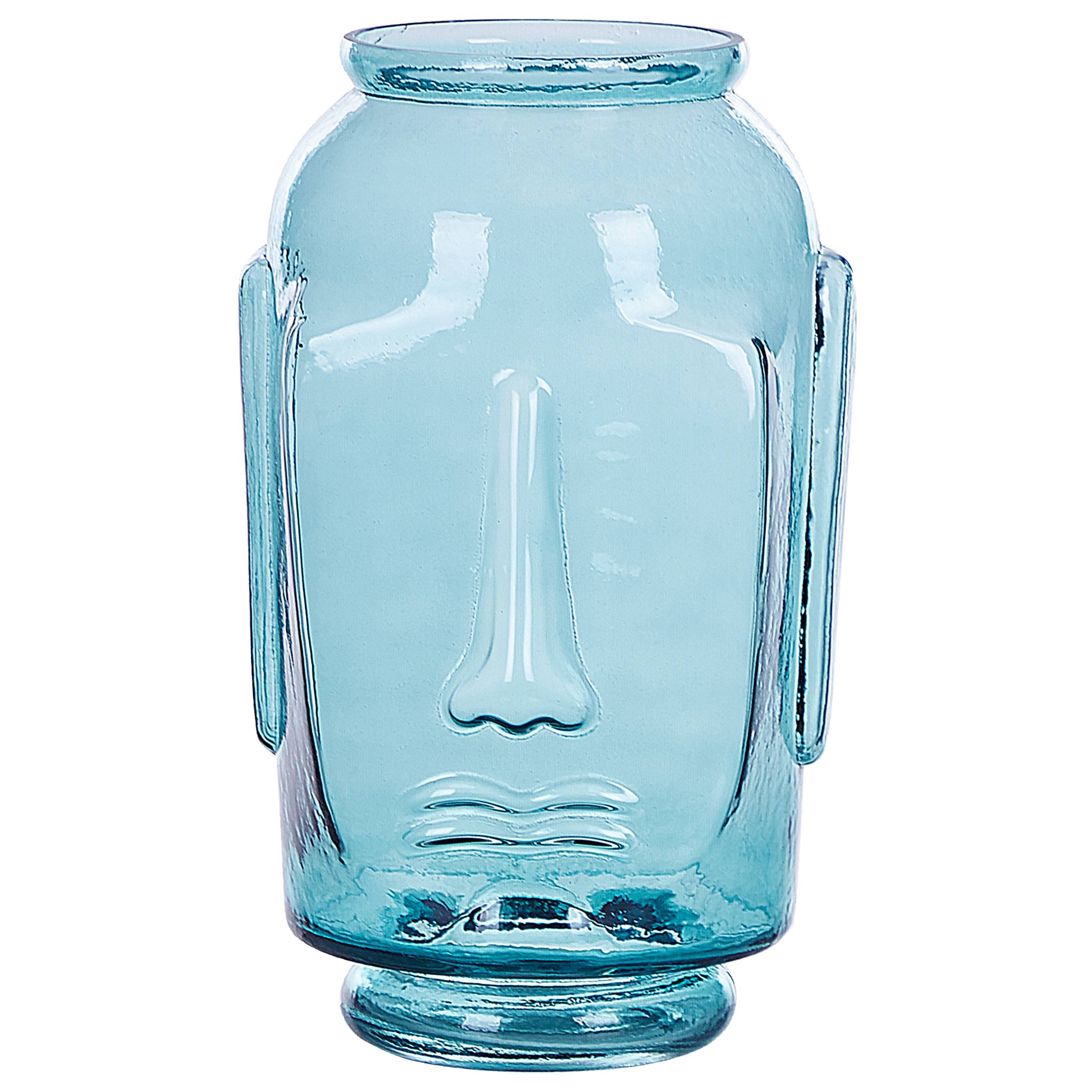 Beliani - Vase décoratif Verre Bleu SAMBAR - 17x17x31- Beliani - Image 5