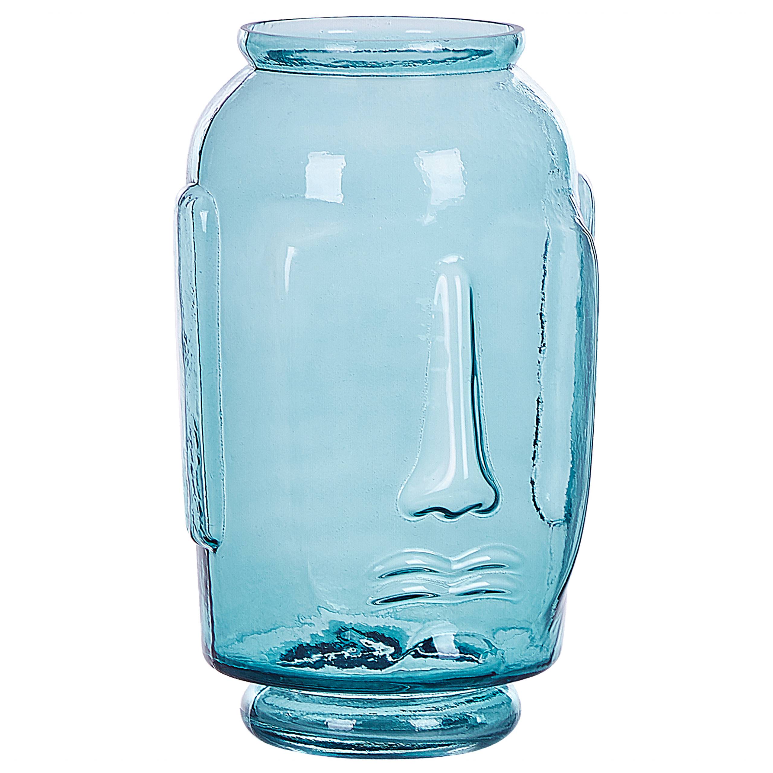 Beliani - Vase décoratif Verre Bleu SAMBAR - 17x17x31- Beliani - Image 2