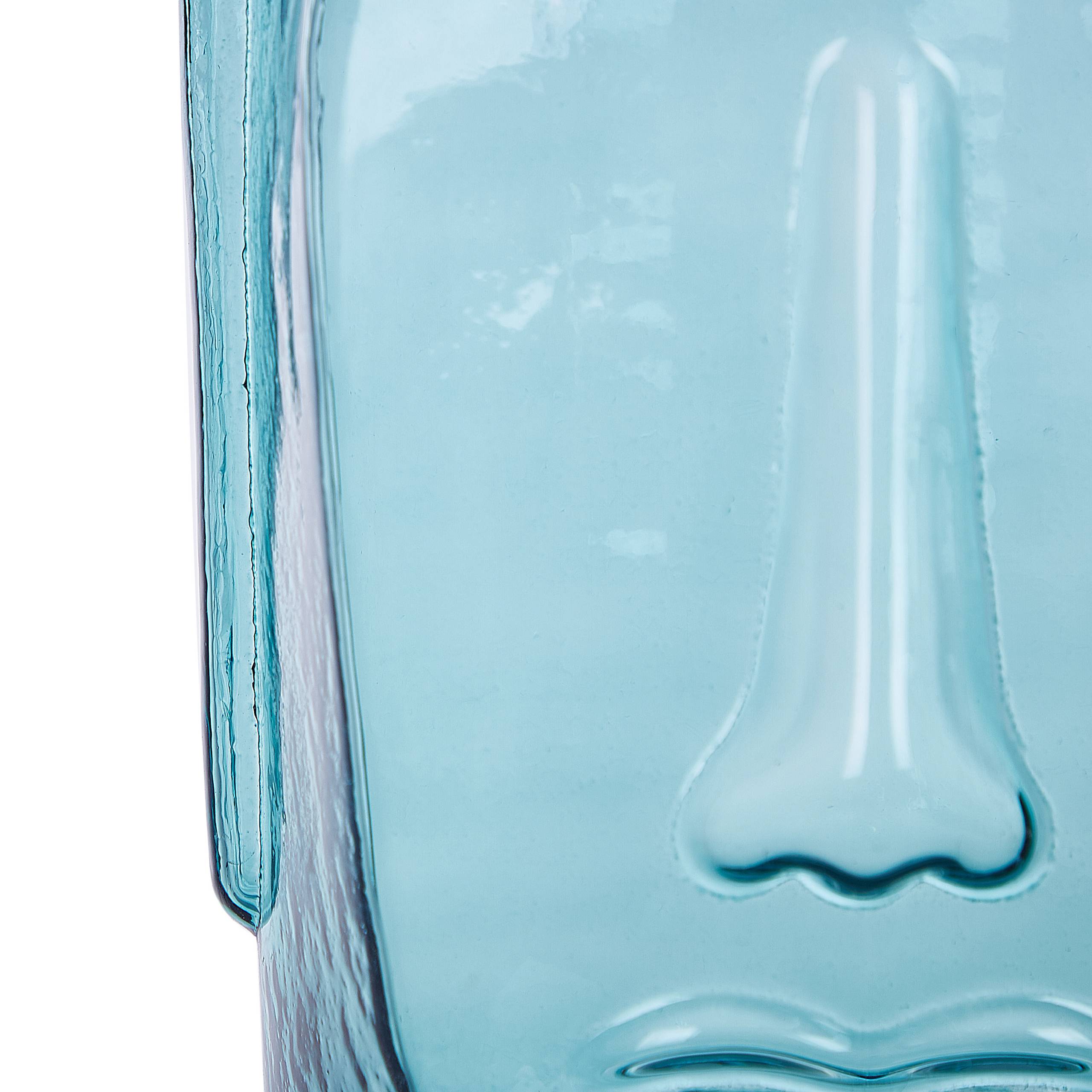 Beliani - Vase décoratif Verre Bleu SAMBAR - 17x17x31- Beliani - Image 6