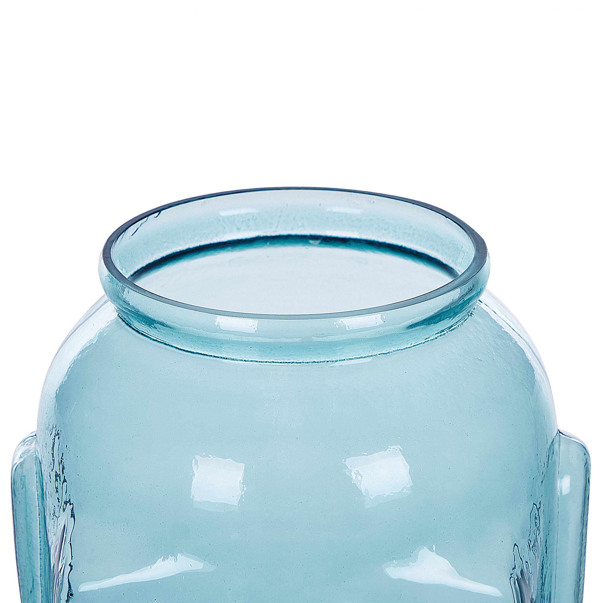 Beliani - Vase décoratif Verre Bleu SAMBAR - 17x17x31- Beliani - Image 7