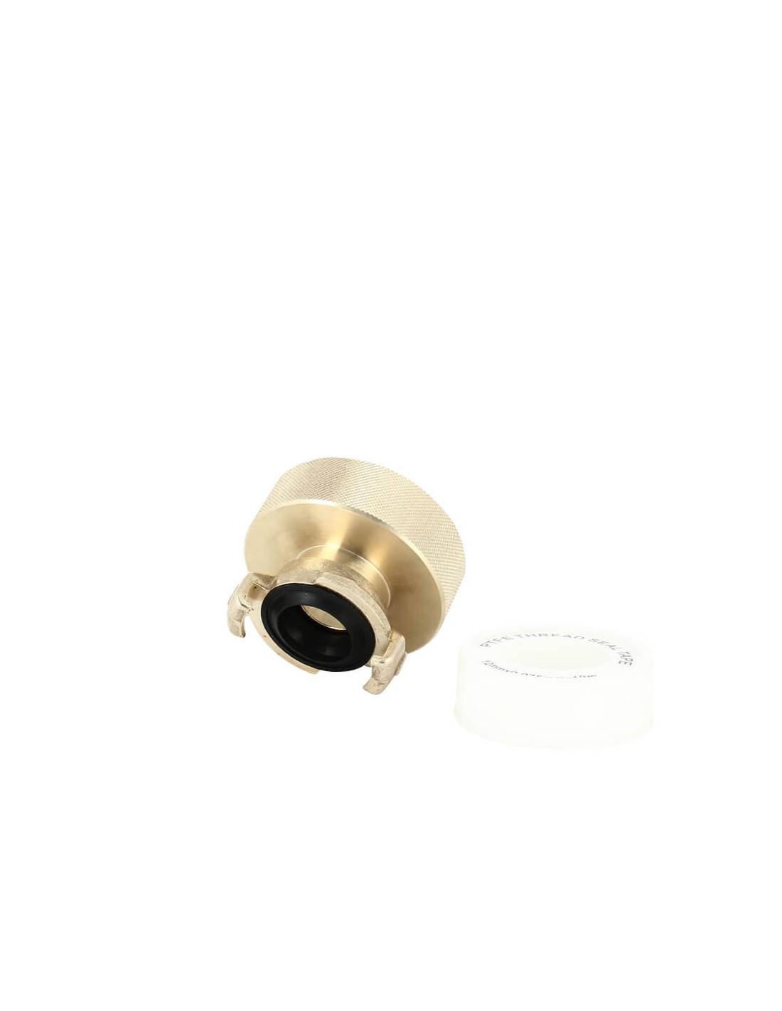 Raccord cuve eau S60X6 laiton - Raccord express mâle - Imagen 1