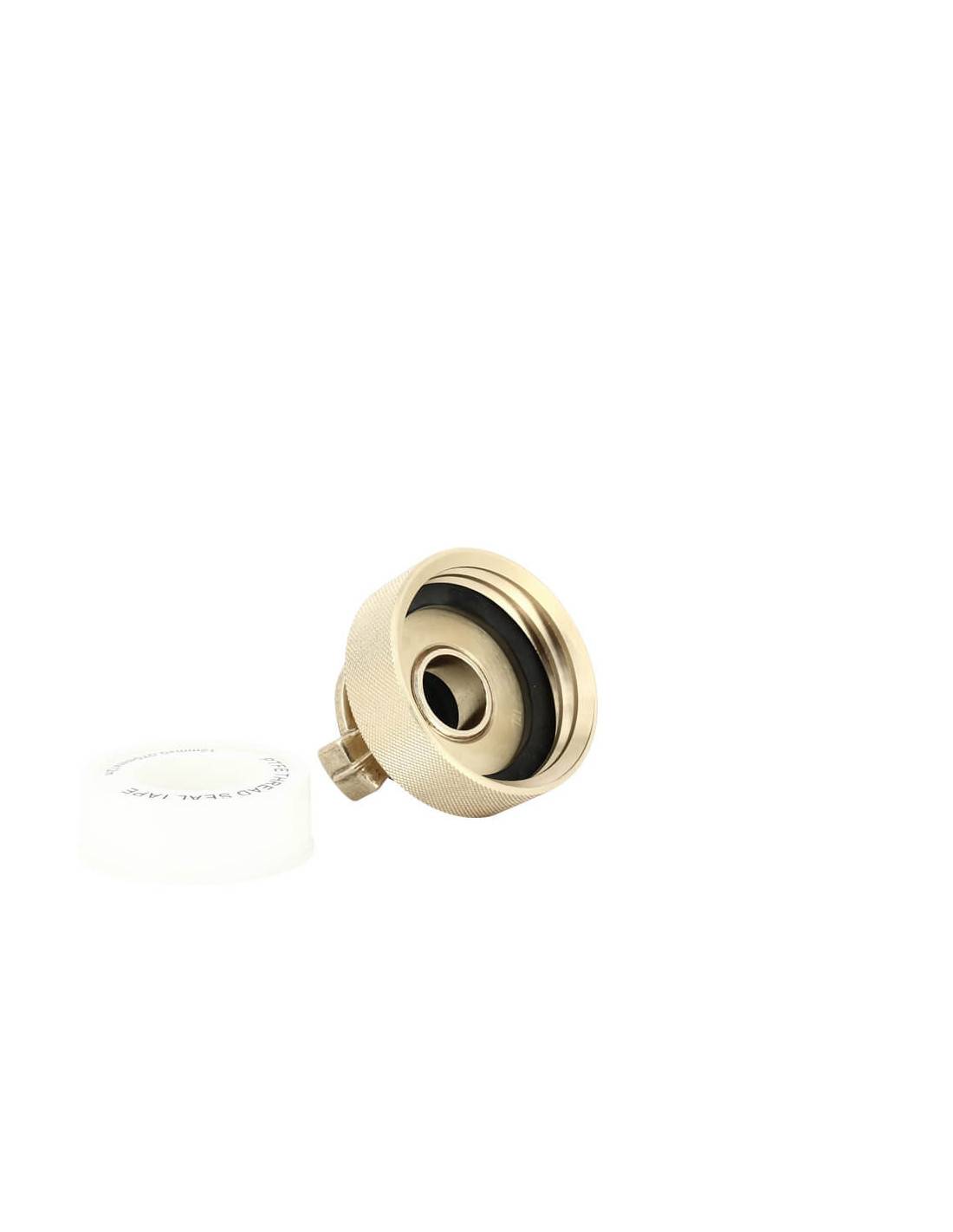 Raccord cuve eau S60X6 laiton - Raccord express mâle - Imagen 4