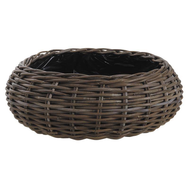 Aubry Gaspard - Jardinière ronde en poelet gris Diam 53 cm - Aubry Gaspard - Imagen 1