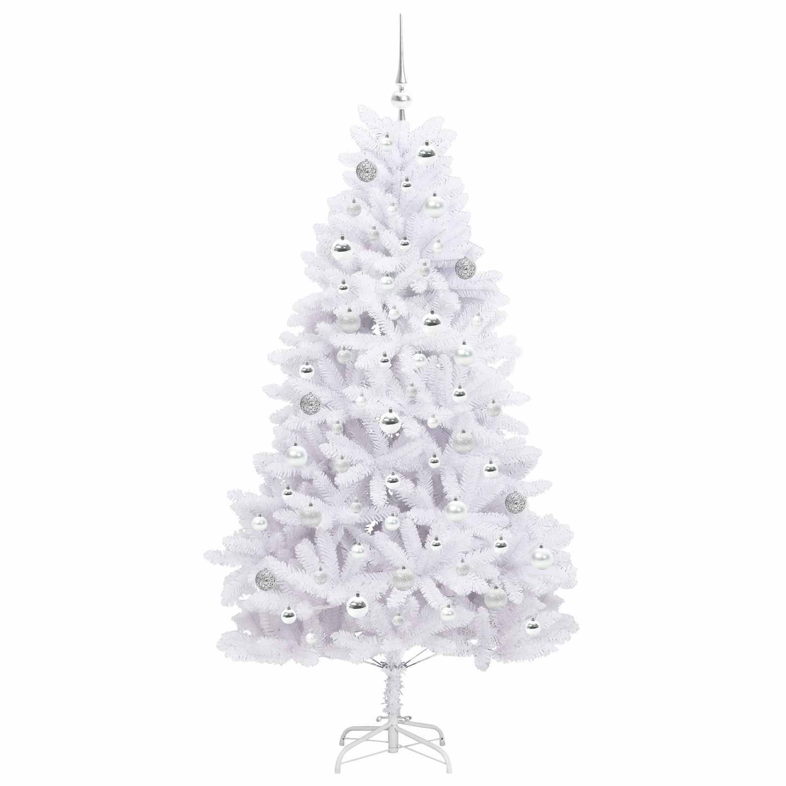 Vidaxl - Sapin de Noël Artificiel à Branches Articulées Blanc 180 cm vidaXL 3426599 - Image 5