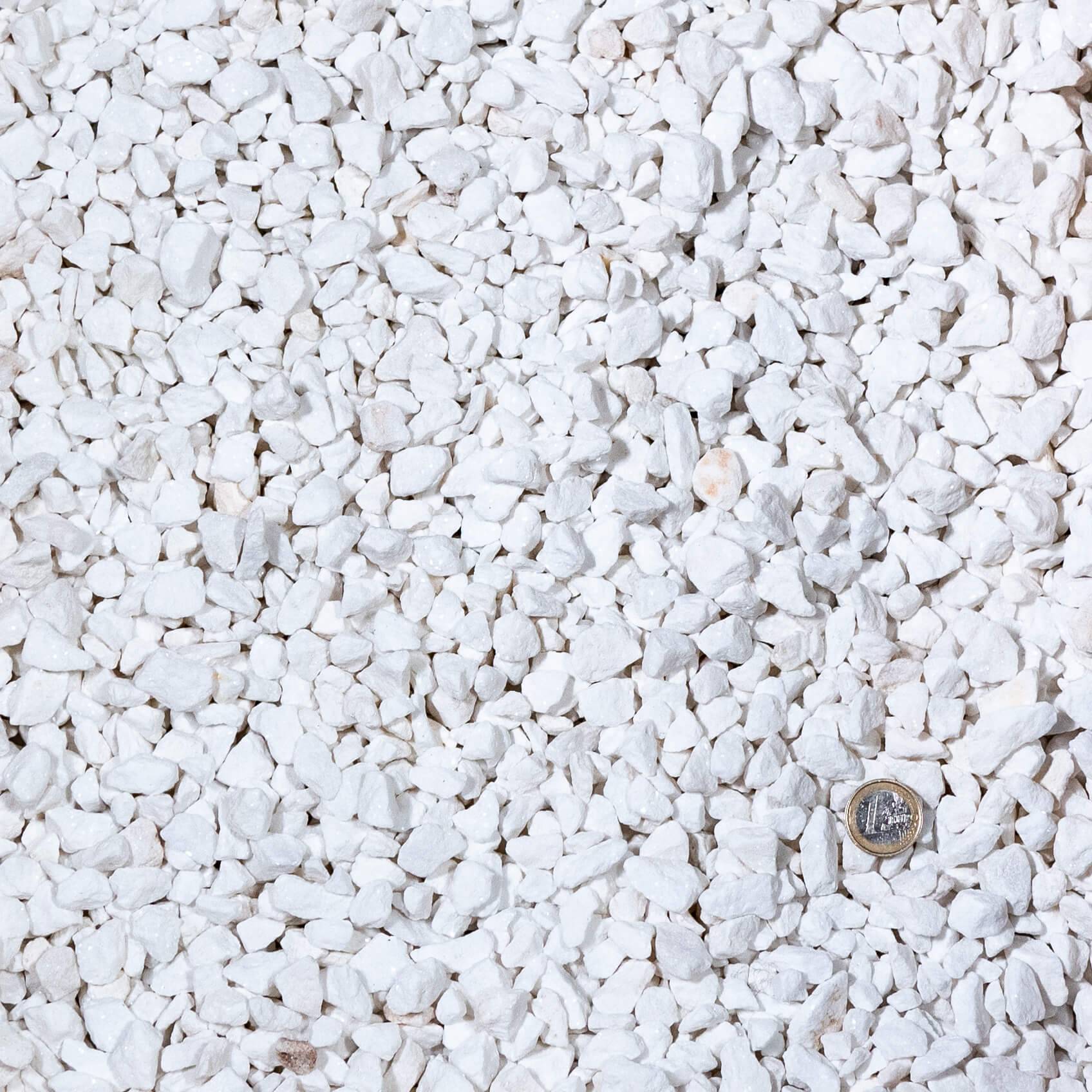 RO'MA Nature - Gravier Blanc Pur 8-16 mm - Lot de 40 sacs de 20 kg (16 m²) - RO'MA NATURE - Image 2
