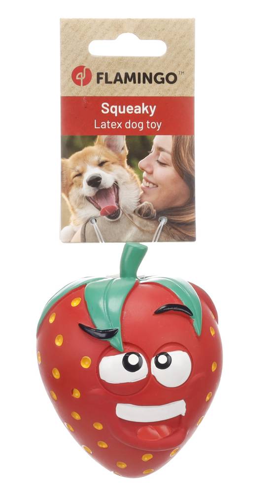 Jeu pour chien Fruco La fraise sonore - Image 2