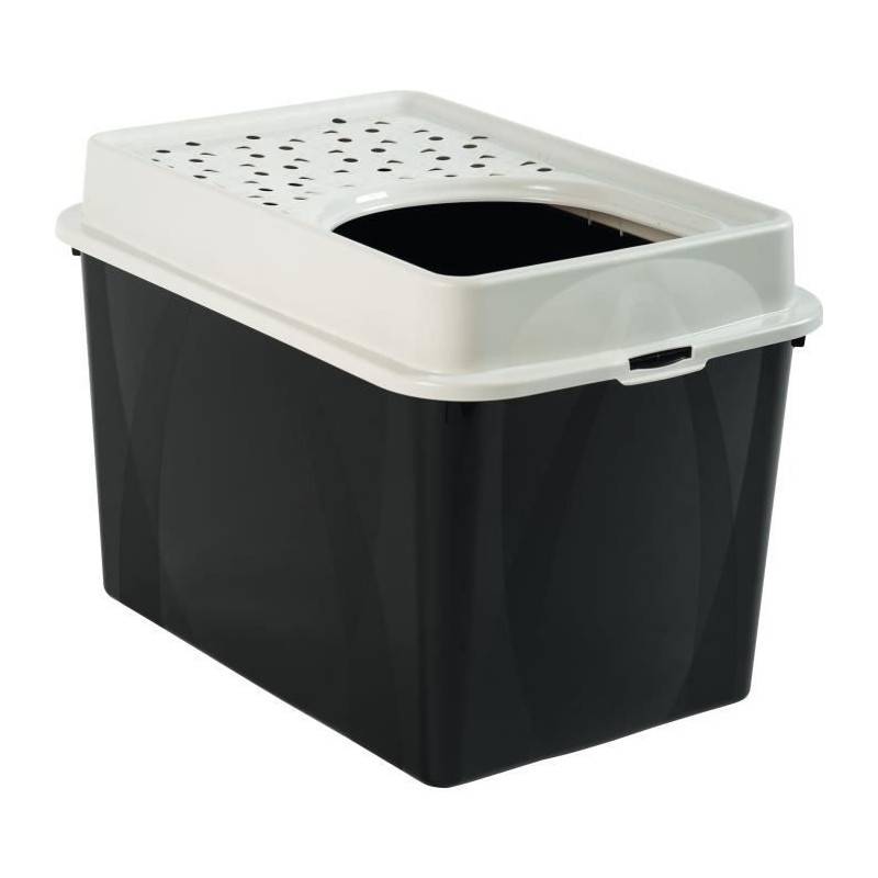 Sans Marque - Maison De Toilette Top 50l - Noire Pp Recycle - 57,2 X 39,3 X 40,4 Cm
