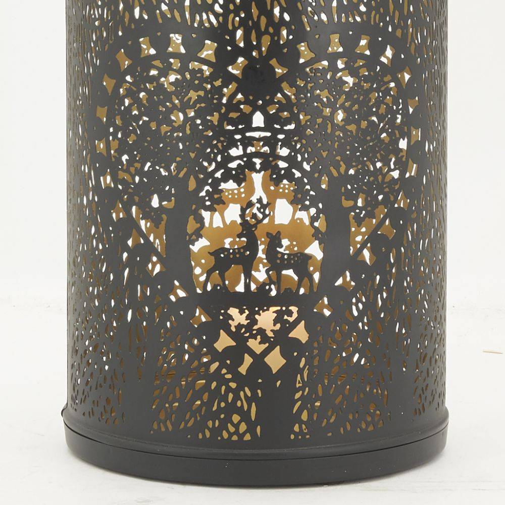 Aubry Gaspard - Lanternes en métal noir laqué Cerf - Imagen 4