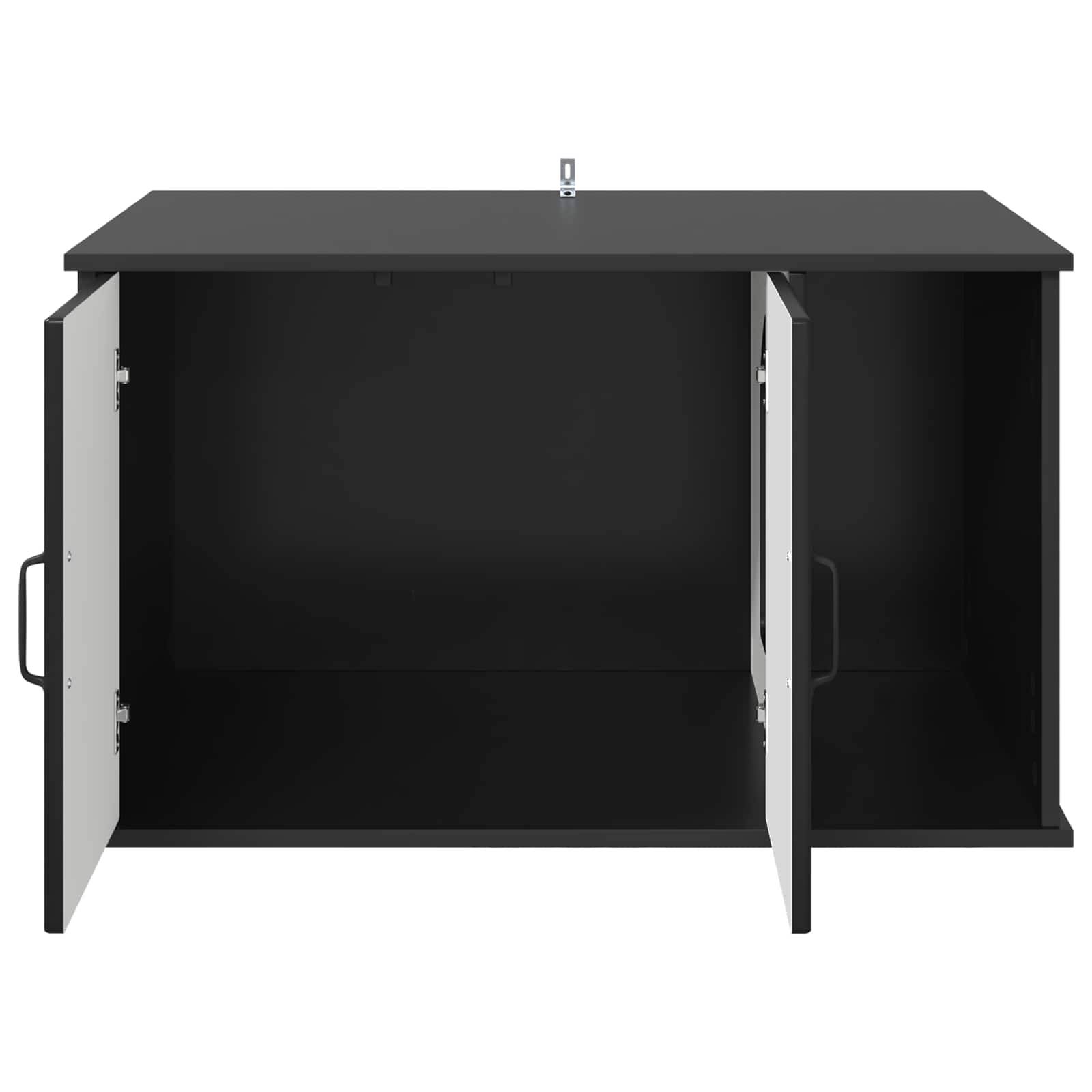 Vidaxl - Maison pour chat Noir 85 x 55 x 50 cm Bois d'ingénierie vidaXL 8000735 - Image 6