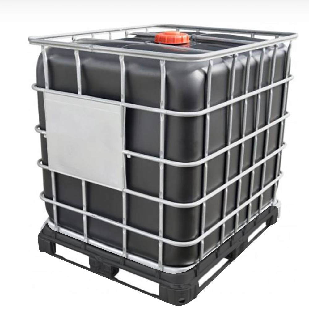 Cuve de stockage 1000l ibc neuve grillage opaque noire - Imagen 1