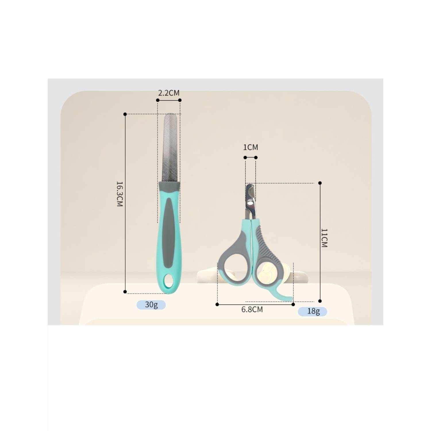 DtopbuyAge - Coupe-Griffes Pro avec Lime pour Petits Animaux DtopbuyAge - Image 3
