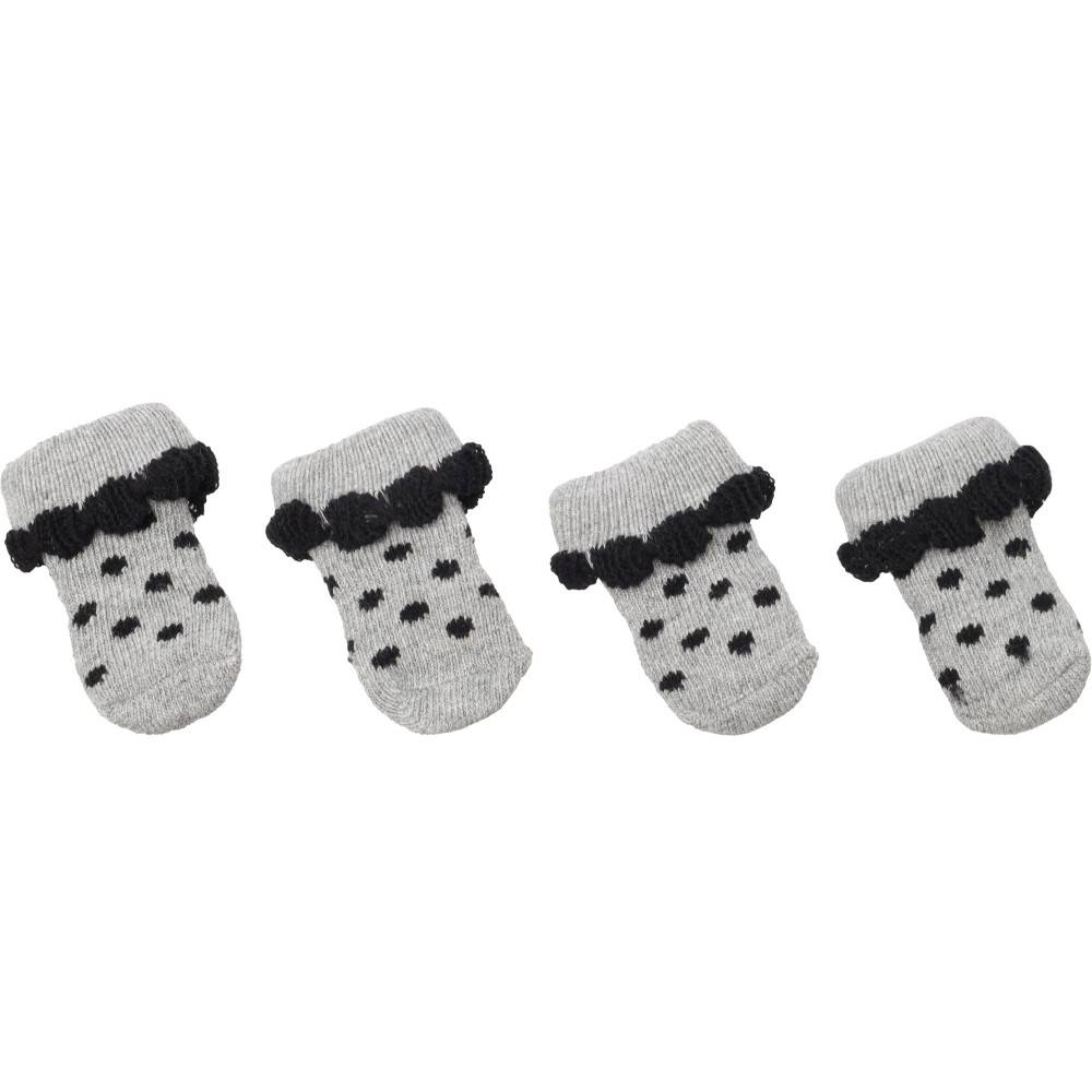 Chaussettes Asia taille M 4 pièces Grise pour chien - Image 3