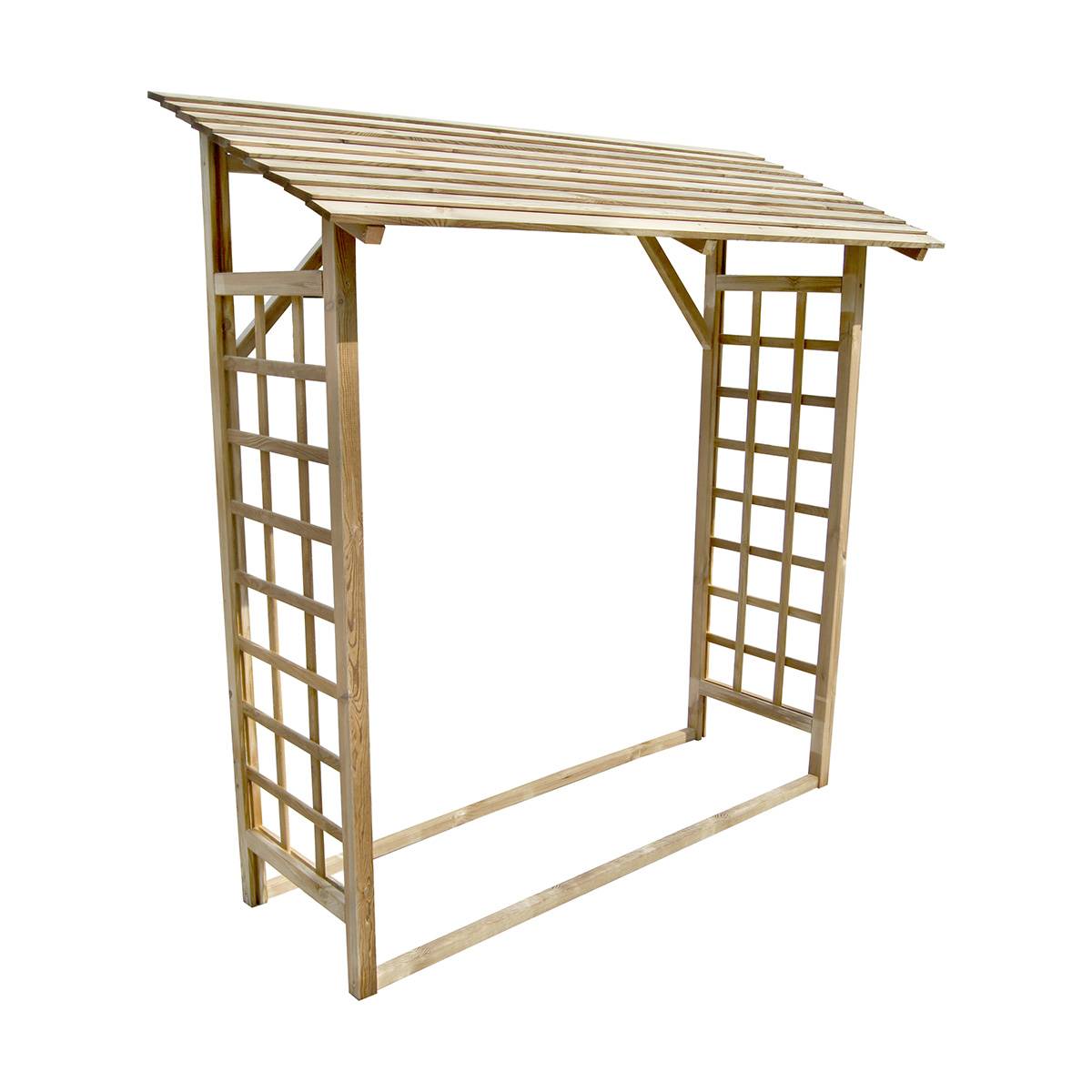 Abri bûches en bois Berlin - 1 stère - Cémonjardin - Imagen 1