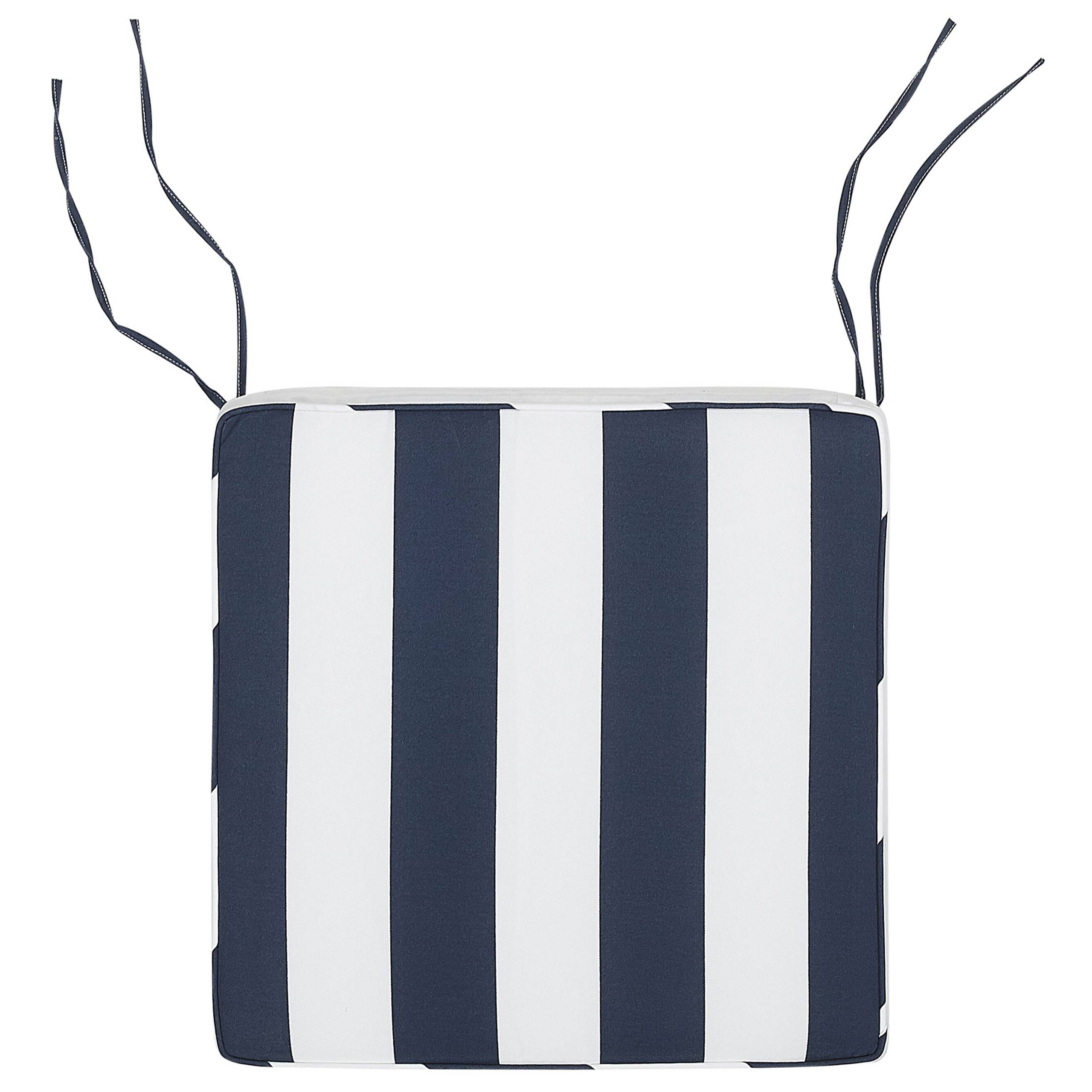 Beliani - Coussin d'assise d'extérieur Polyester Bleu marine SASSARI - Beliani - Imagen 7