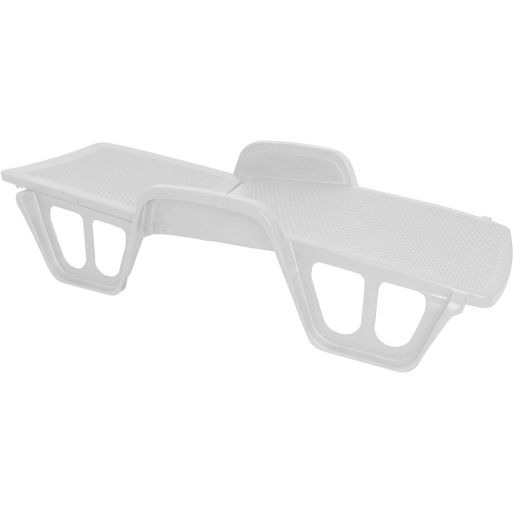 Dmora - Bains de soleil Dinite, Chaise longue de jardin réglable avec accoudoirs, Chaise longue d'extérieur, 100% Made in Italy, 192x71h100 cm, Blanc - Dmora - Imagen 4