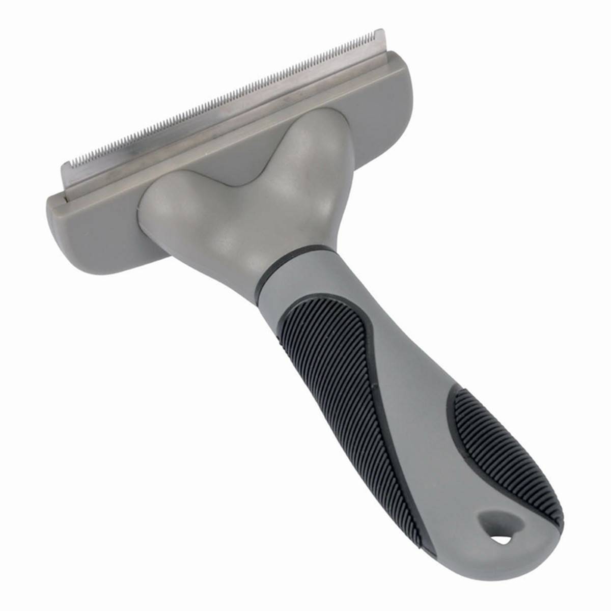 Love Story - Brosse pour Chien & Chat "Sous Poils" 16cm Gris - Image 1