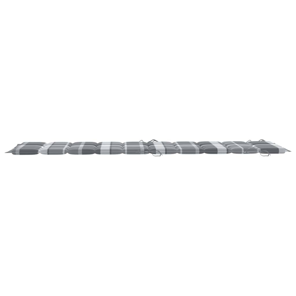 Helloshop26 - Lot de 2 transats chaise longue bain de soleil lit de jardin terrasse meuble d'extérieur avec table et coussins acacia solide - Imagen 8