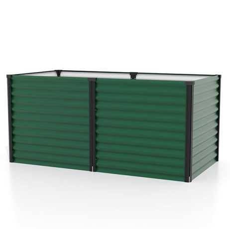 Vitavia - Carré potager Linus 858 – bac de culture Zincalume H 86 cm, Couleur Granit/Aluminium - Image 8