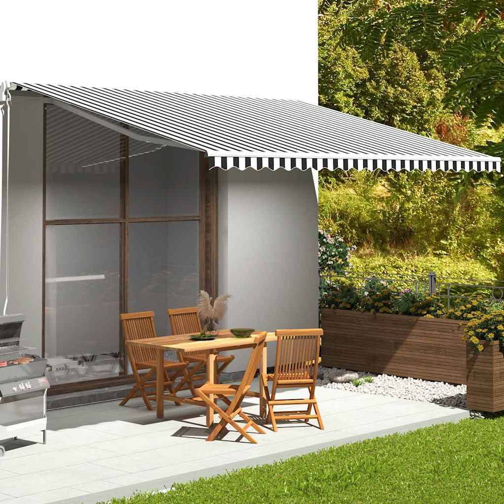 Prolenta Premium - Auvent polyester anthracite 480 x 345 cm - Prolenta premium p354.7 - Image 1