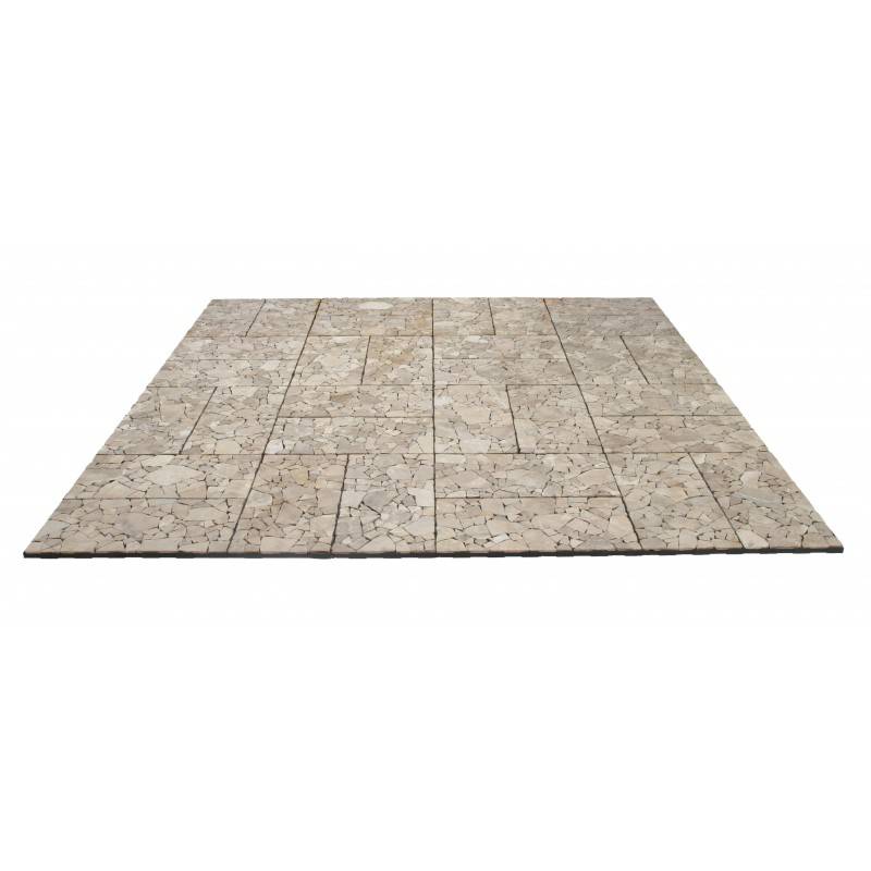 Dalle pierre mosaïque Snap & Go 30x60 cm (lot de 2) - Rose  - Snap & Go - Imagen 5
