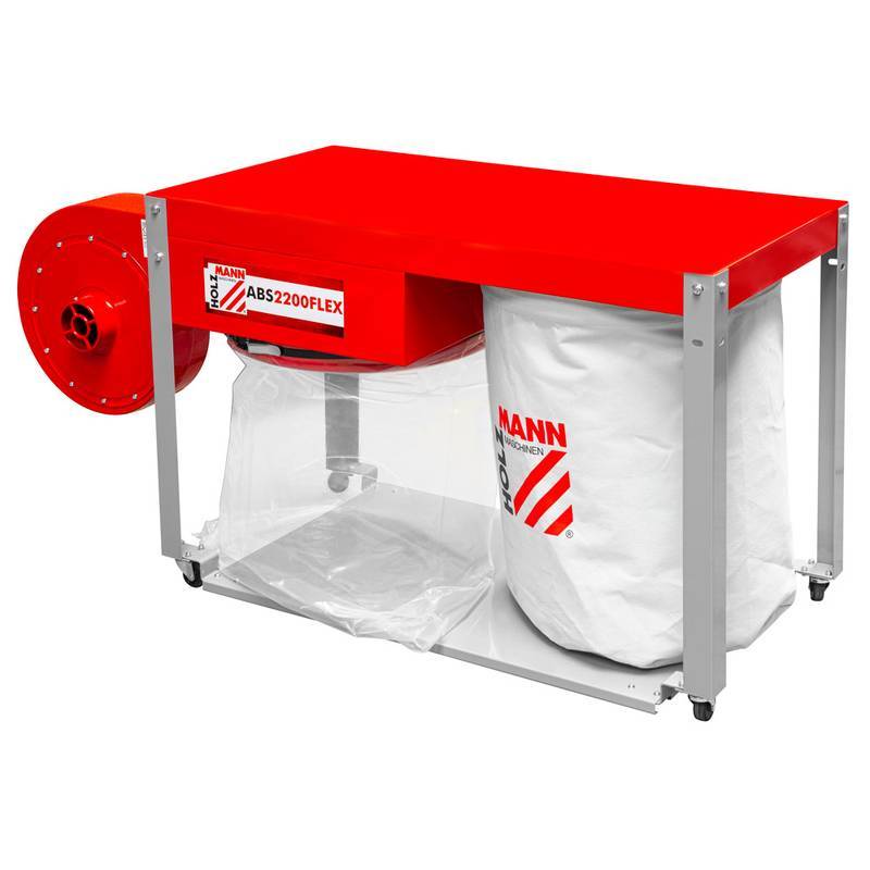 Aspirateur à copeaux de bois 160 litres - 2 200W - 400 V - triphasé Holzmann - Image 1