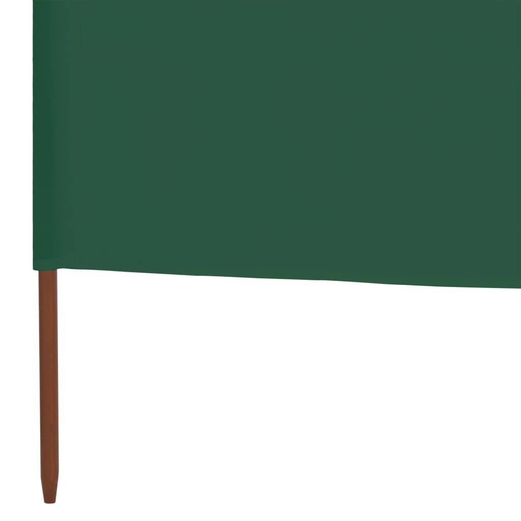 Helloshop26 - Brises-vue paravent 6 panneaux tissu 800 x 80 cm vert - Imagen 5
