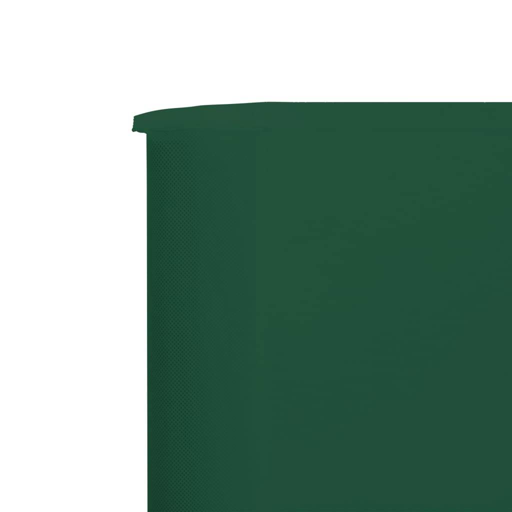 Helloshop26 - Brises-vue paravent 6 panneaux tissu 800 x 80 cm vert - Imagen 4