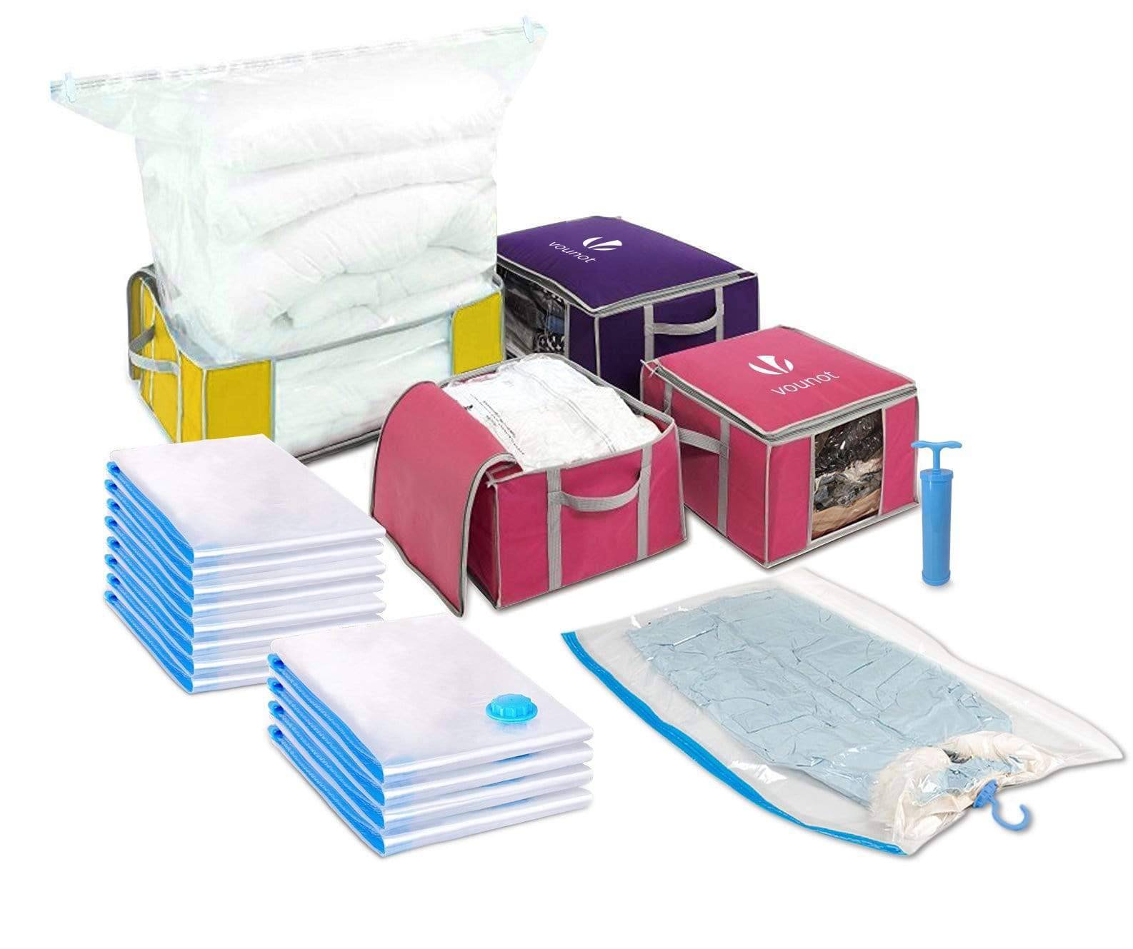 Sac de rangement sous vide aspirateur Lot de 22 pcs - Image 1