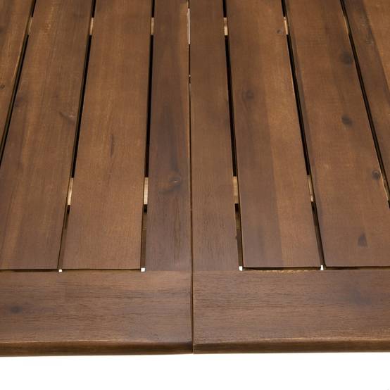 VICK - Table de jardin 8/10 personnes 180/240x100x75 cm en bois d'acacia - Image 4