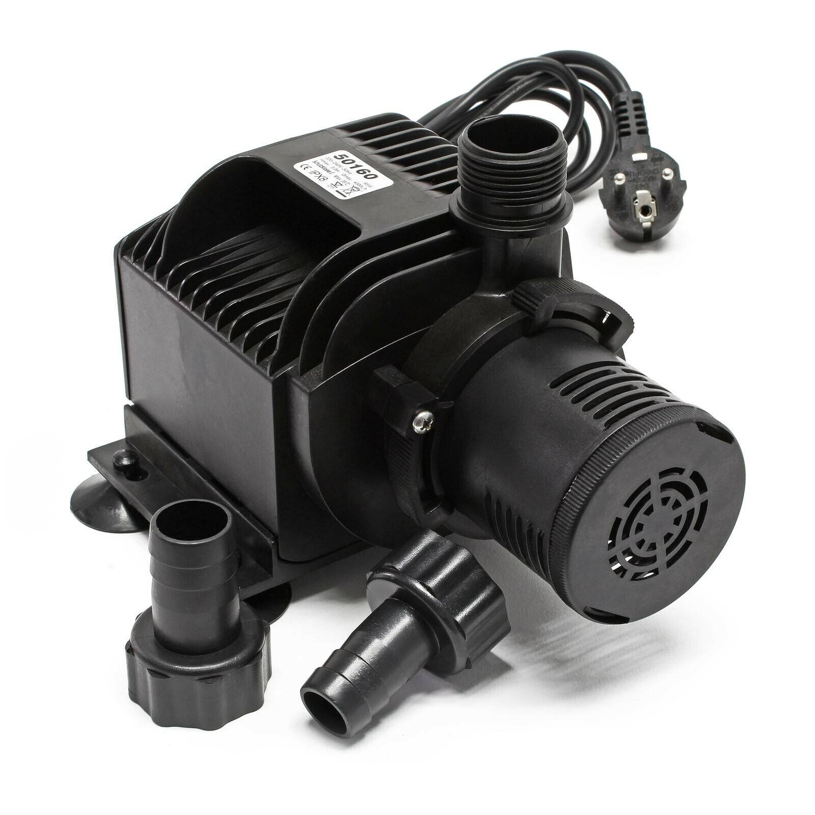 Helloshop26 - Pompe à eau de bassin filtre filtration cours d'eau eco aquarium petit étang eco 4000 litres par heure 65 Watts - Imagen 1
