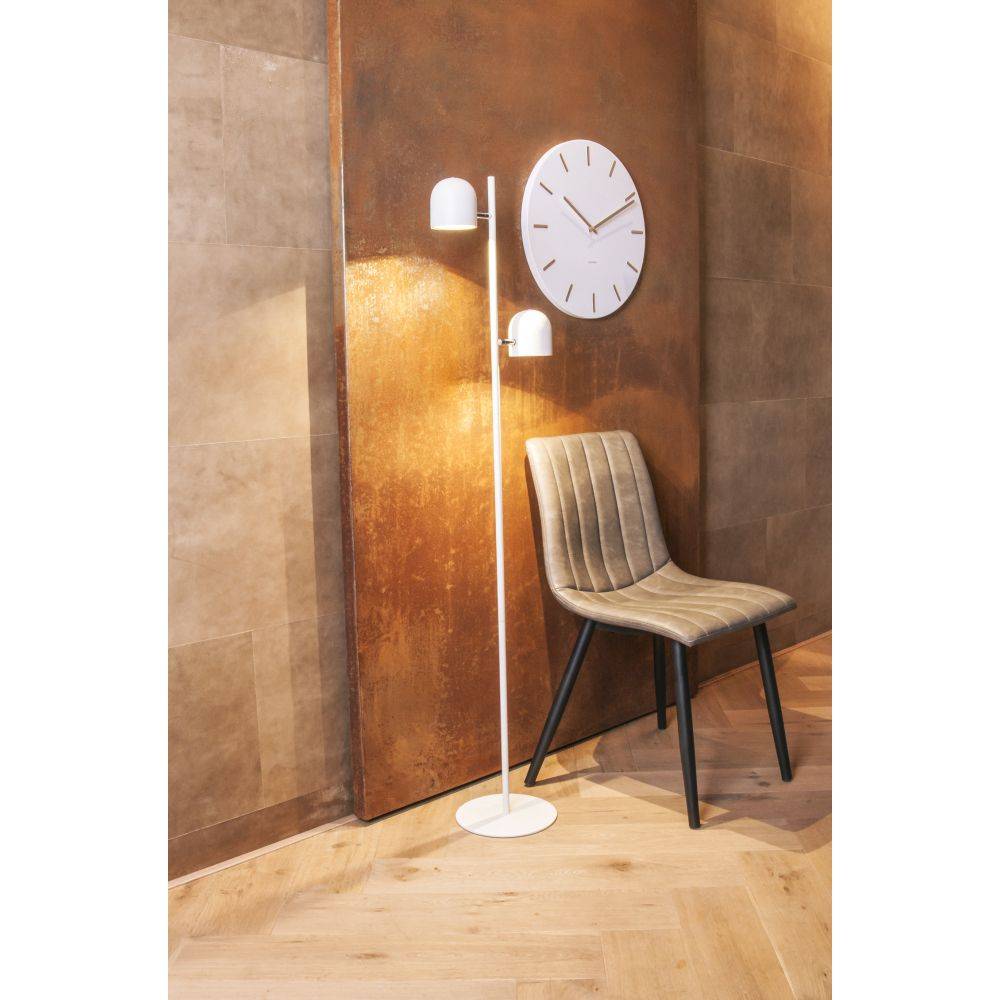 Karlsson - Horloge en métal Charme 45 cm Blanc Karlsson - Imagen 4