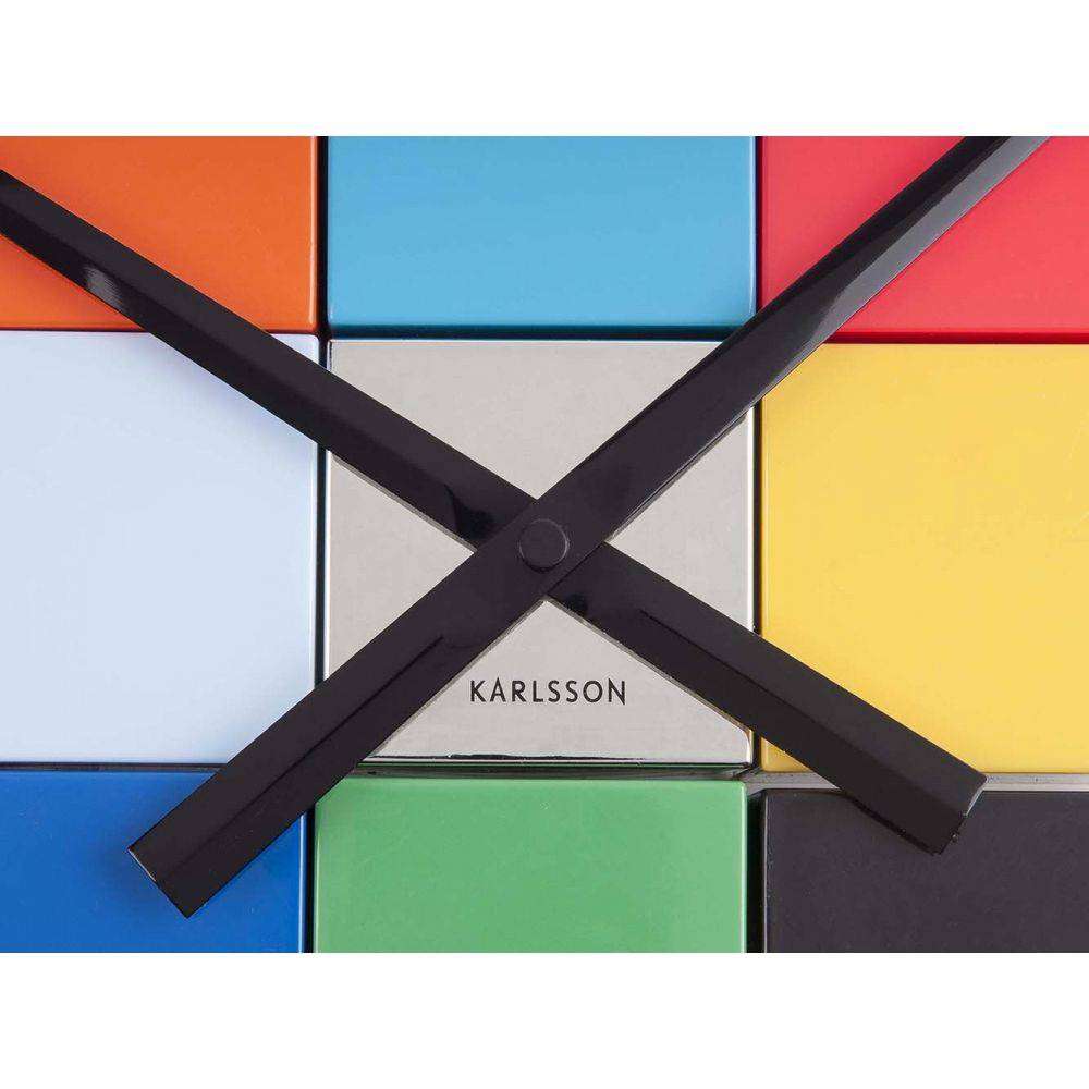 Karlsson - Horloge cubique DIY multicolore - Imagen 3
