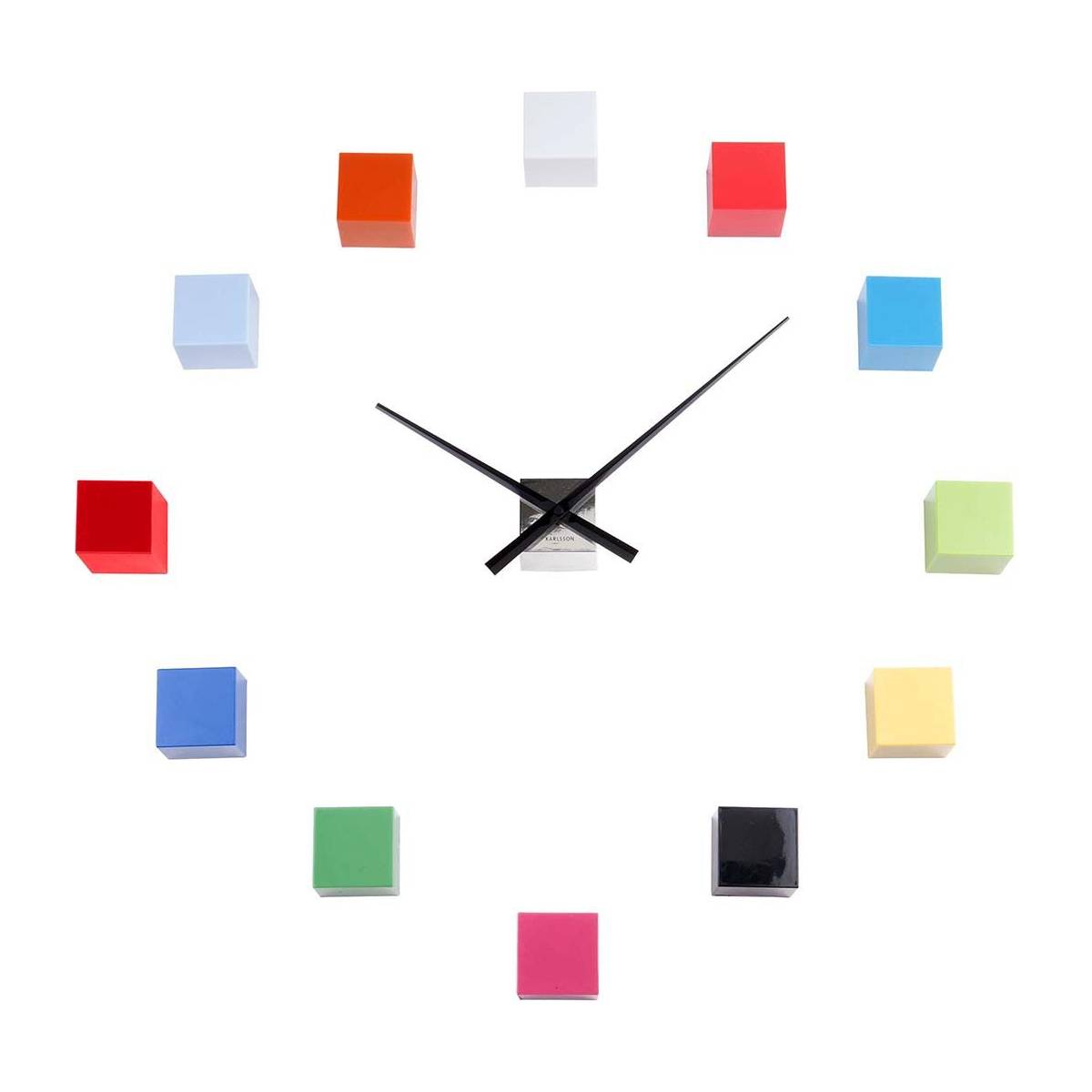 Karlsson - Horloge cubique DIY multicolore - Imagen 1