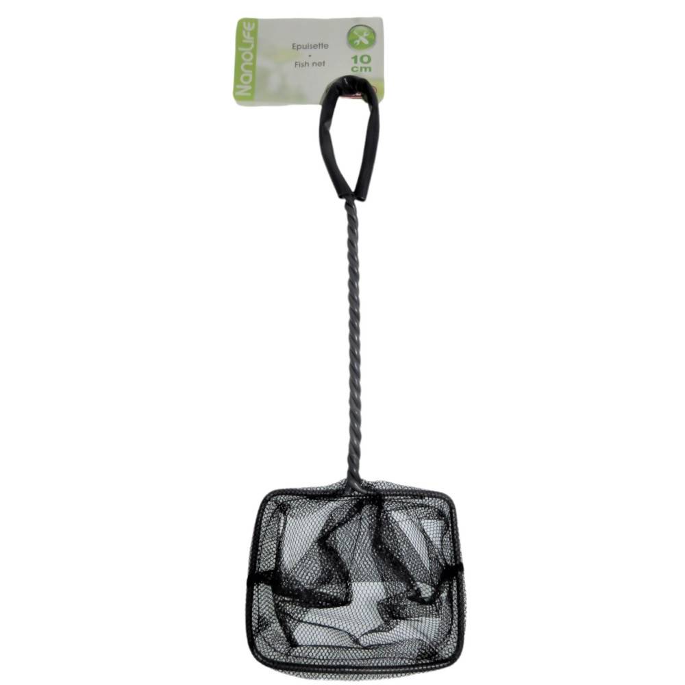 Epuisette filet noir, maille moyenne, 10 cm x 8.5 x 32 cm, aquarium - Imagen 3