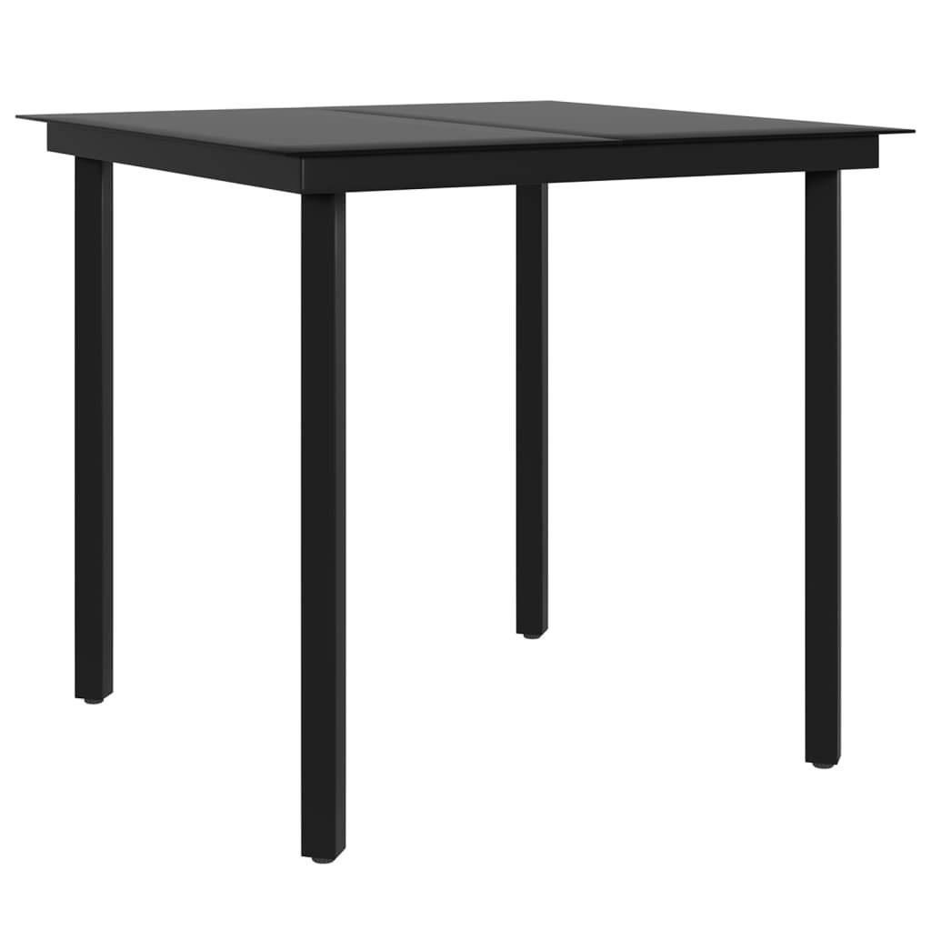 Vidaxl - Ensemble à manger de jardin avec coussins 3 pcs noir vidaXL 3099281 - Image 6
