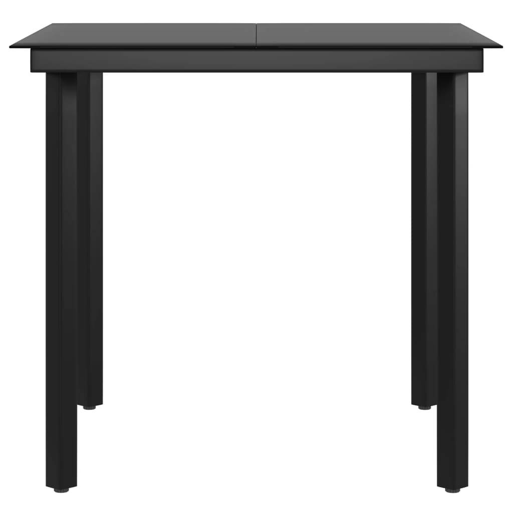 Vidaxl - Ensemble à manger de jardin avec coussins 3 pcs noir vidaXL 3099281 - Image 7