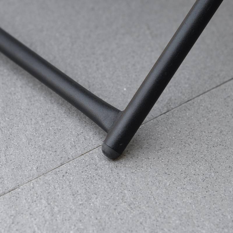 PANGIVO - Table de jardin pliante en polyrattan avec cadre en métal gris 40 x 40 x 40 cm - PANGIVO - Image 7